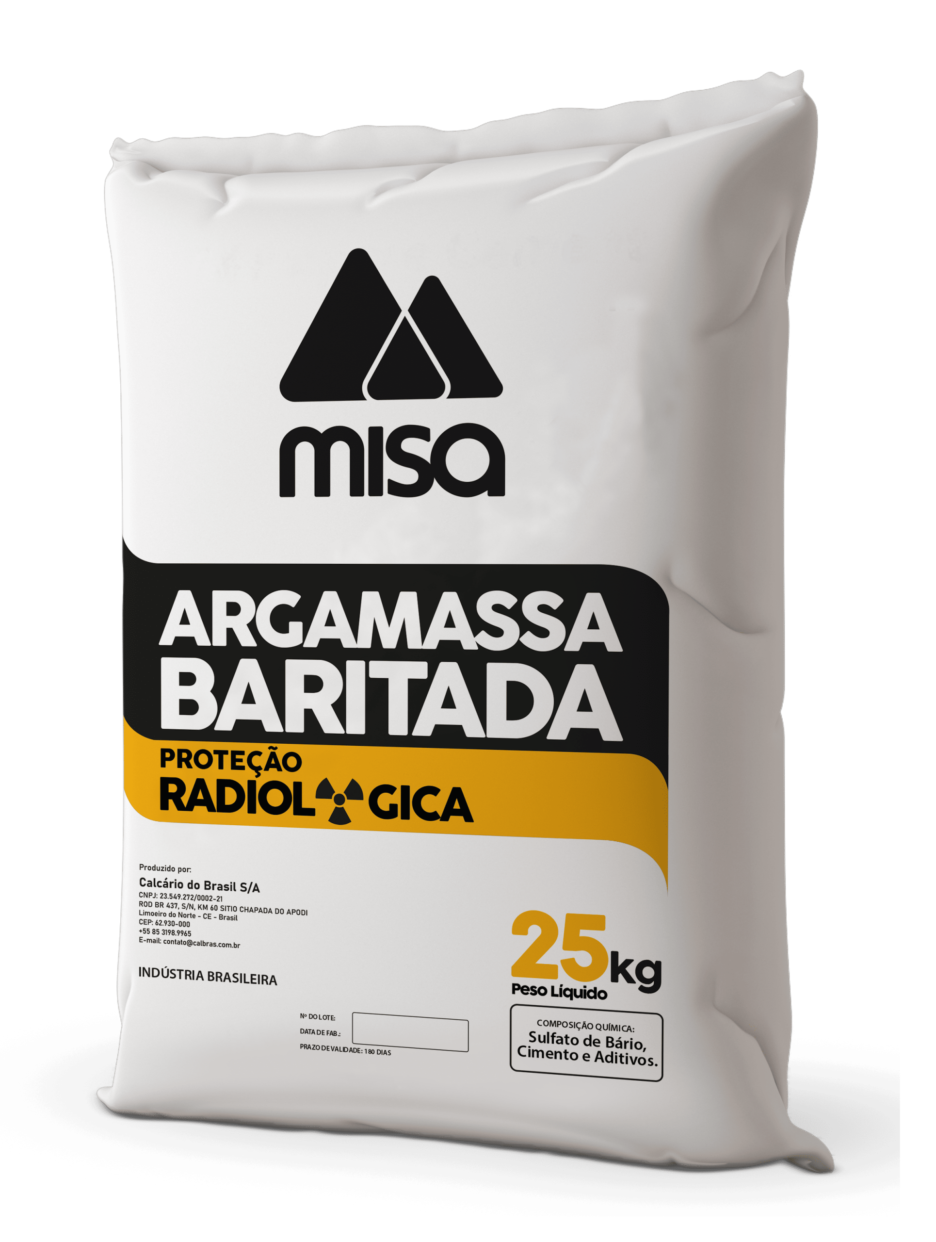 ARGAMASSA BARITADA MISA